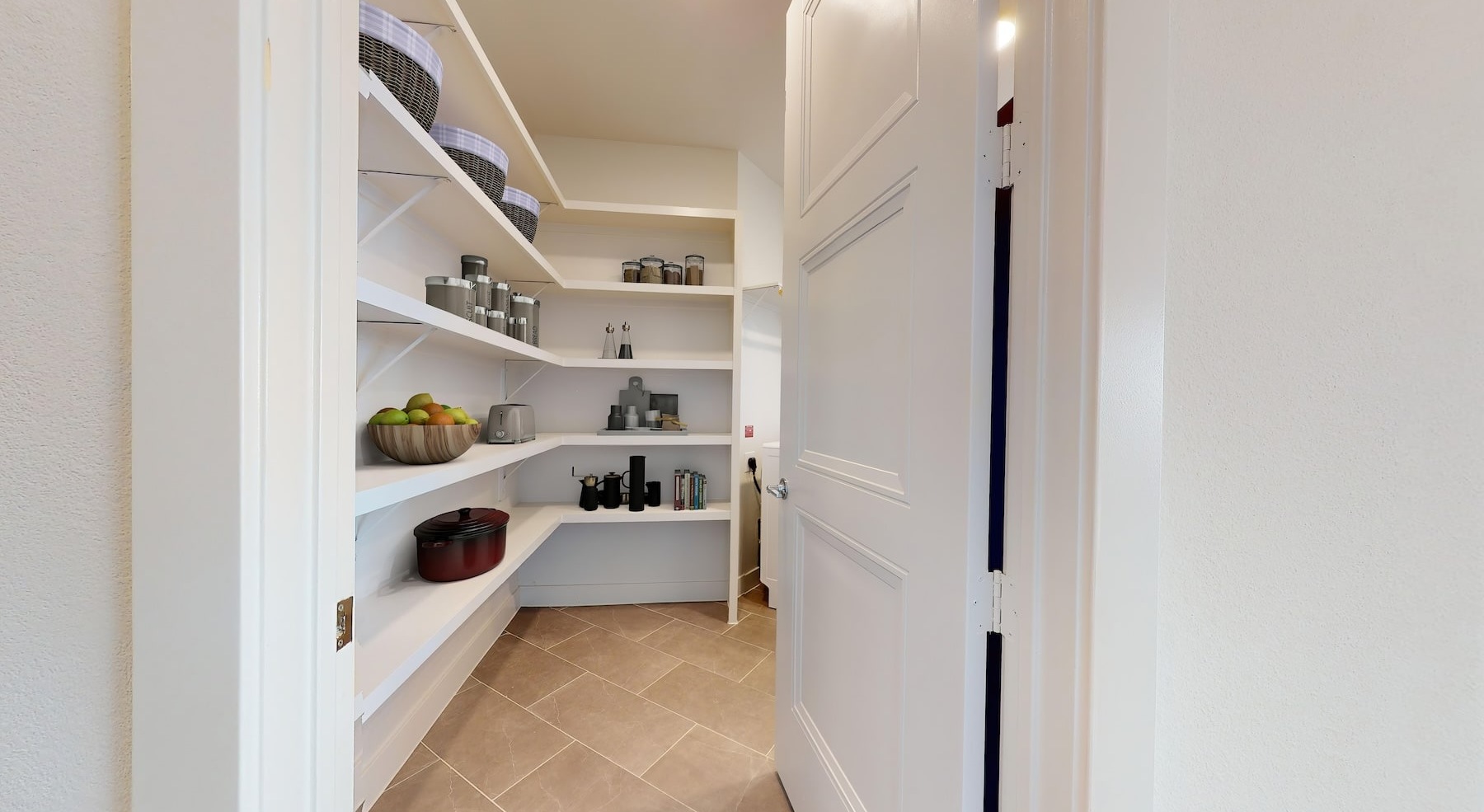 closets with many shelves
